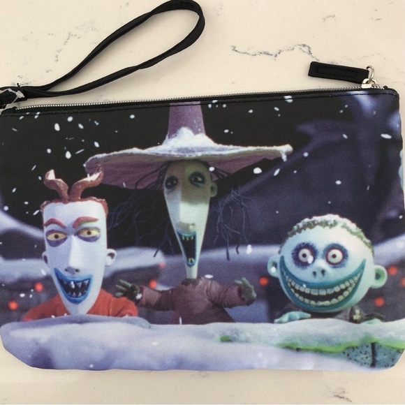NWT Nightmare Before Christmas~Tim Burton Wristlet/Clutch Bag~Water Resistant - Picture 1 of 8